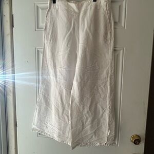 J. Jill Soft White Trousers